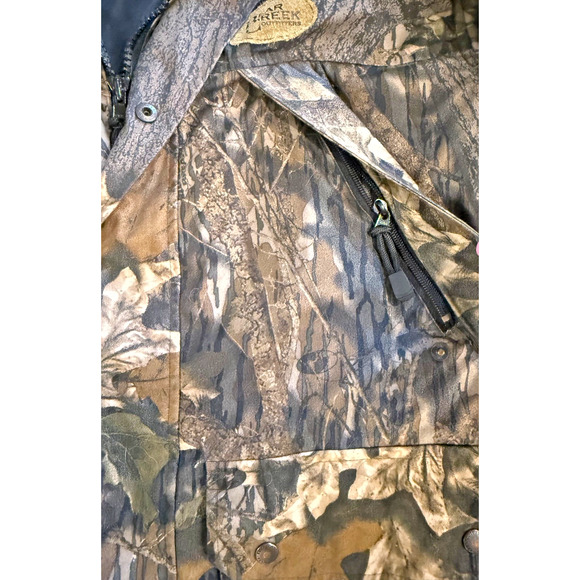 Bear Creek Outfitters Parka Mens Camo Mossy Oak Mens Double Lined Arms Medium - Picture 5 of 11